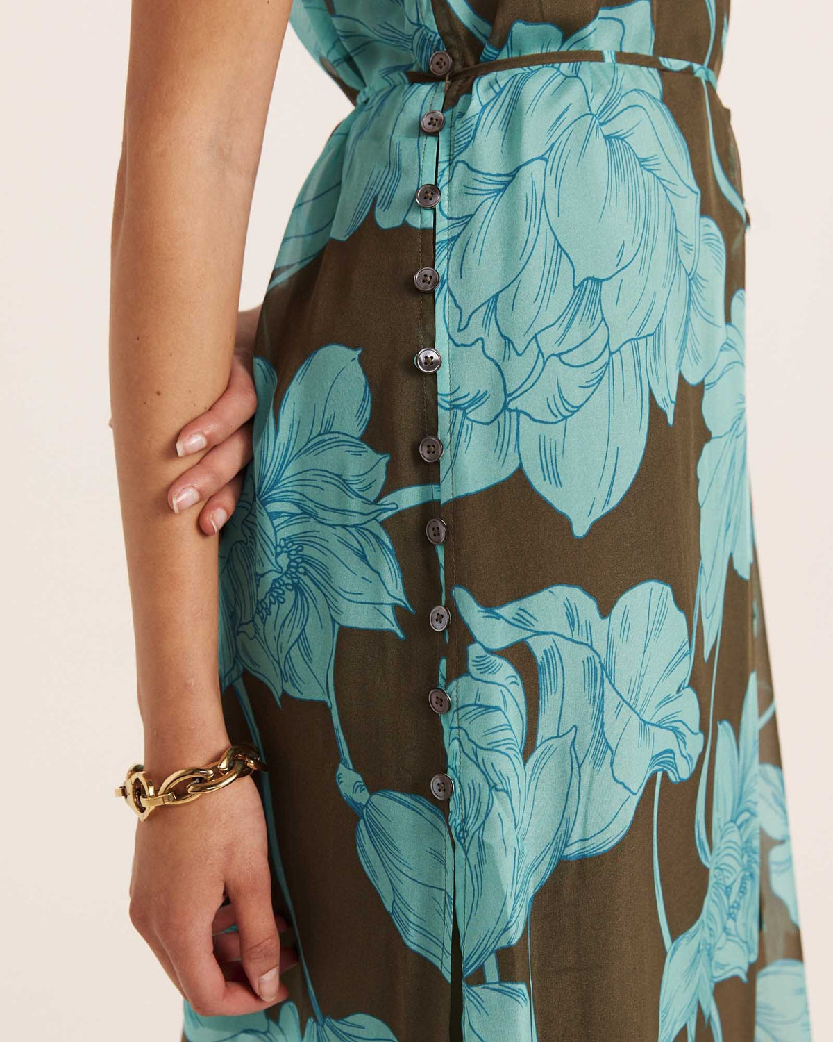 Verdisa Silk Tunic Dress