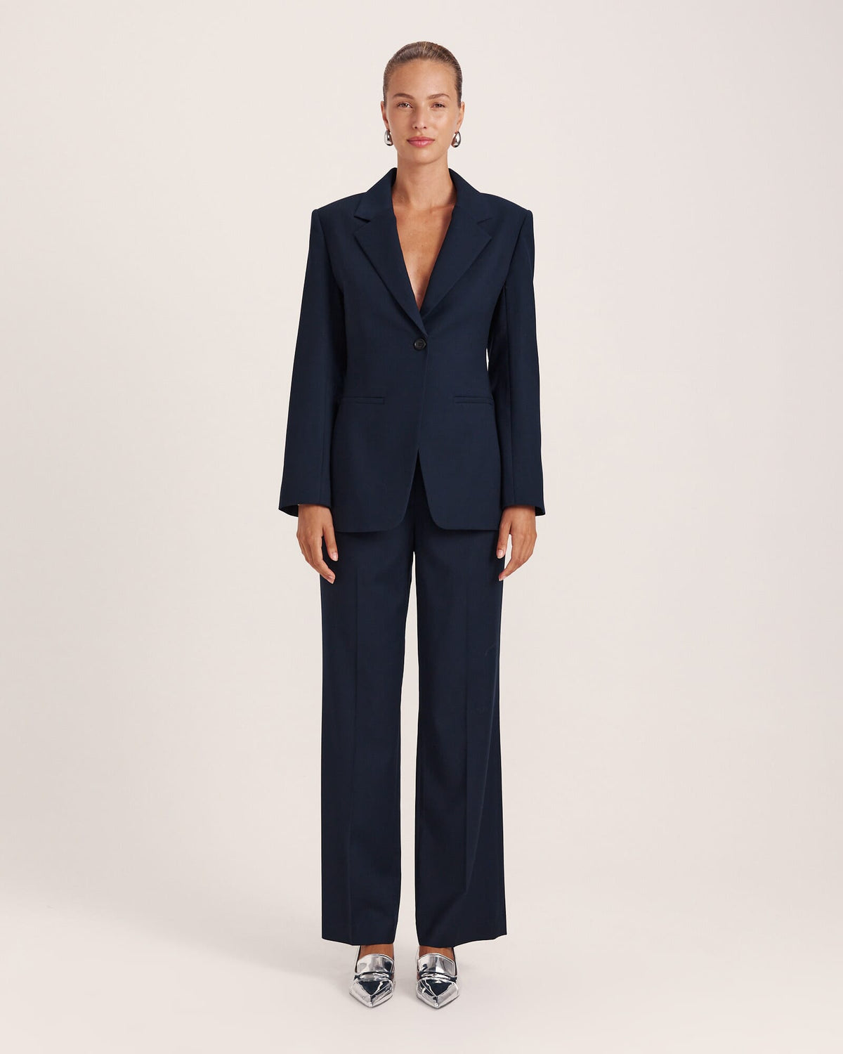 Celeste Wool Contoured Blazer