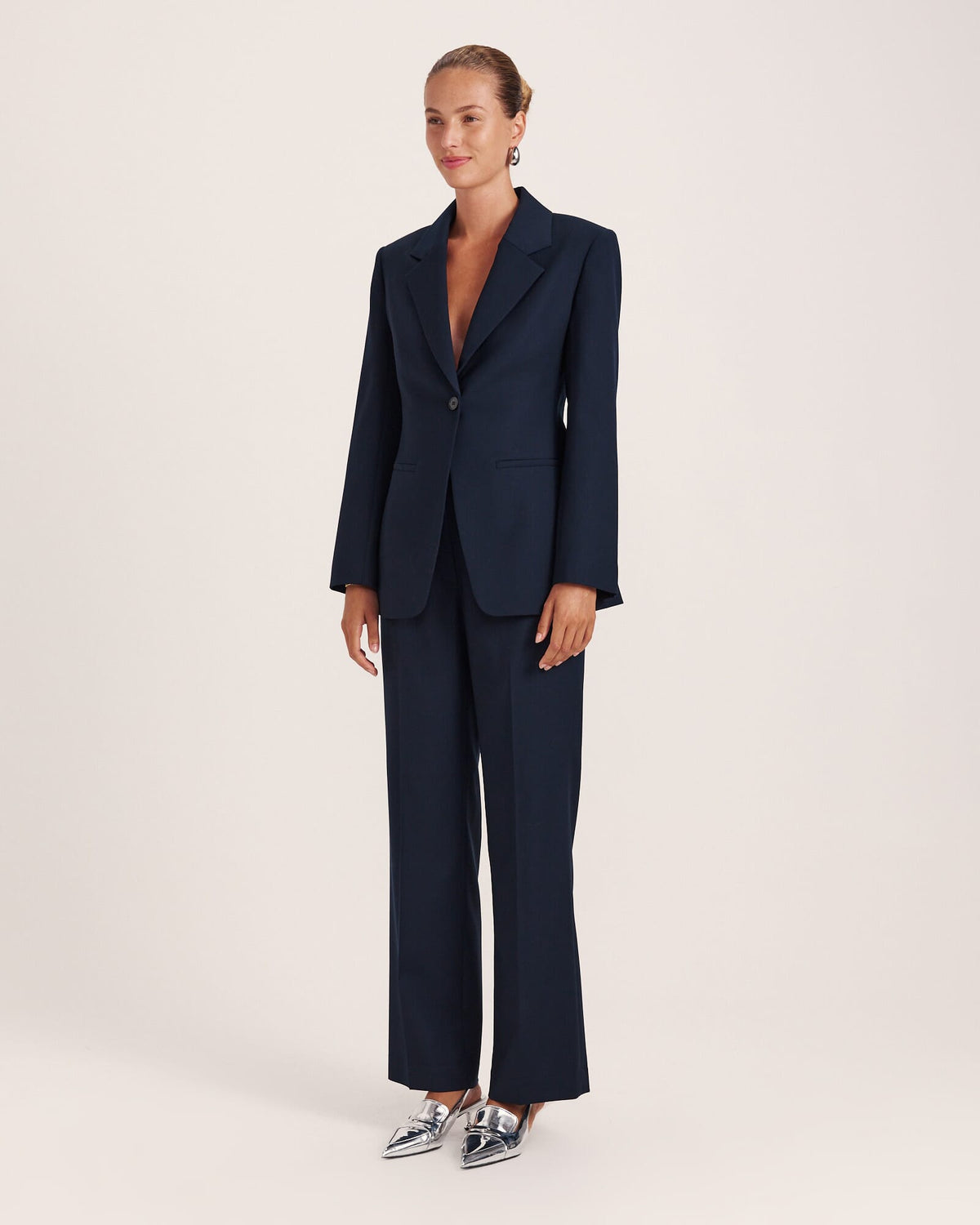 Celeste Wool Contoured Blazer