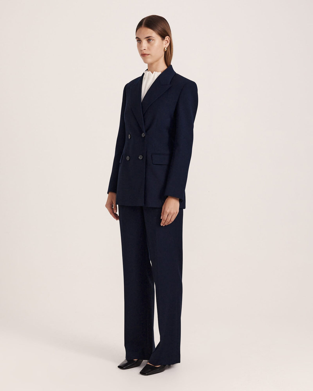 Celeste Wool Double Breasted Blazer