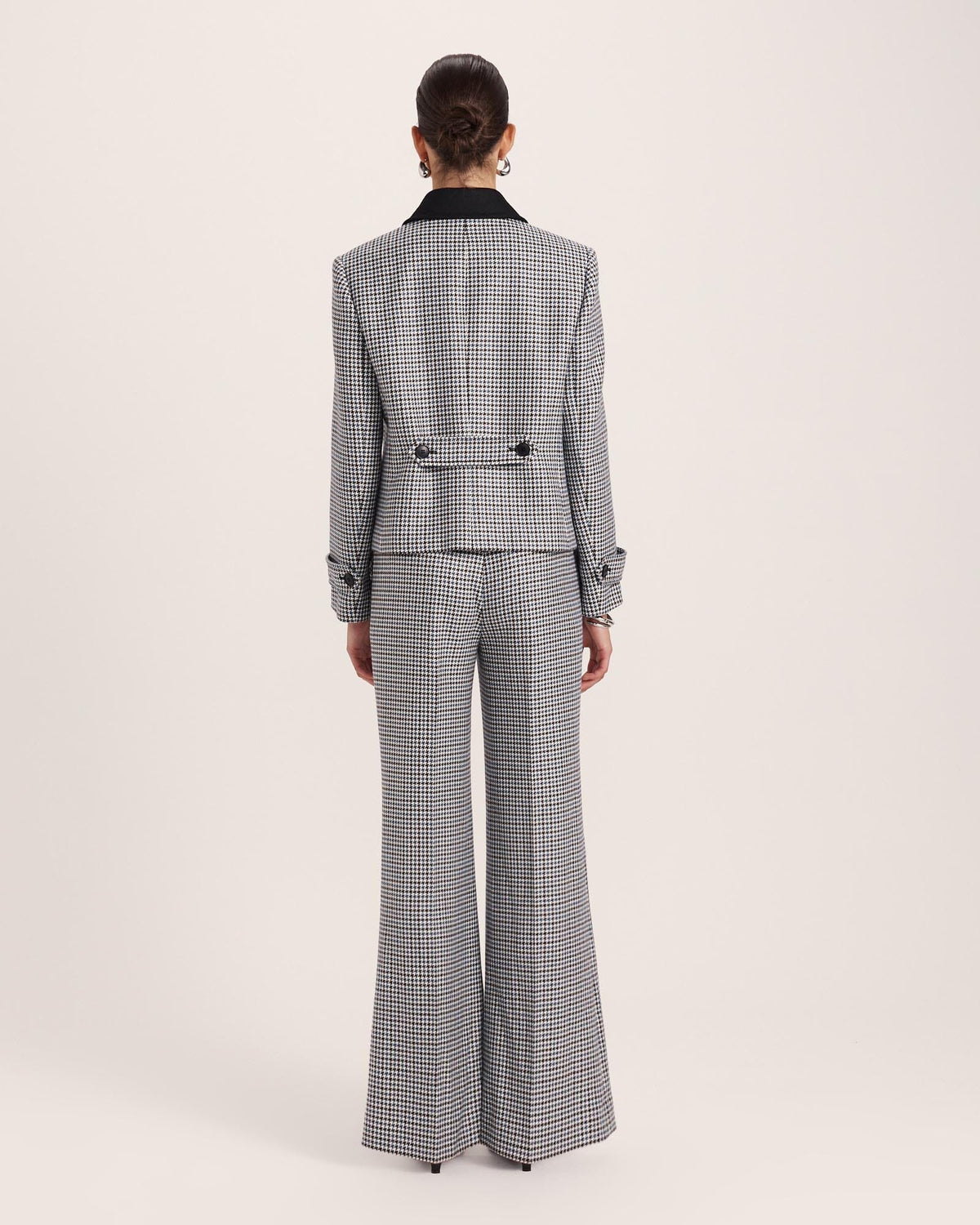 Prudence Wool Check Peacoat