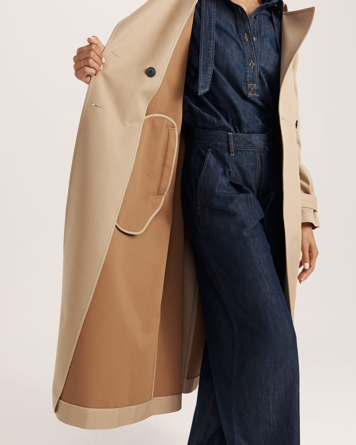 Aura Classic Trench Coat