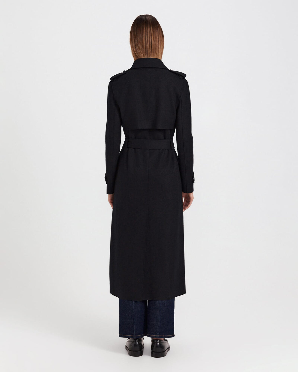 Karla Wool Longline Trench Coat
