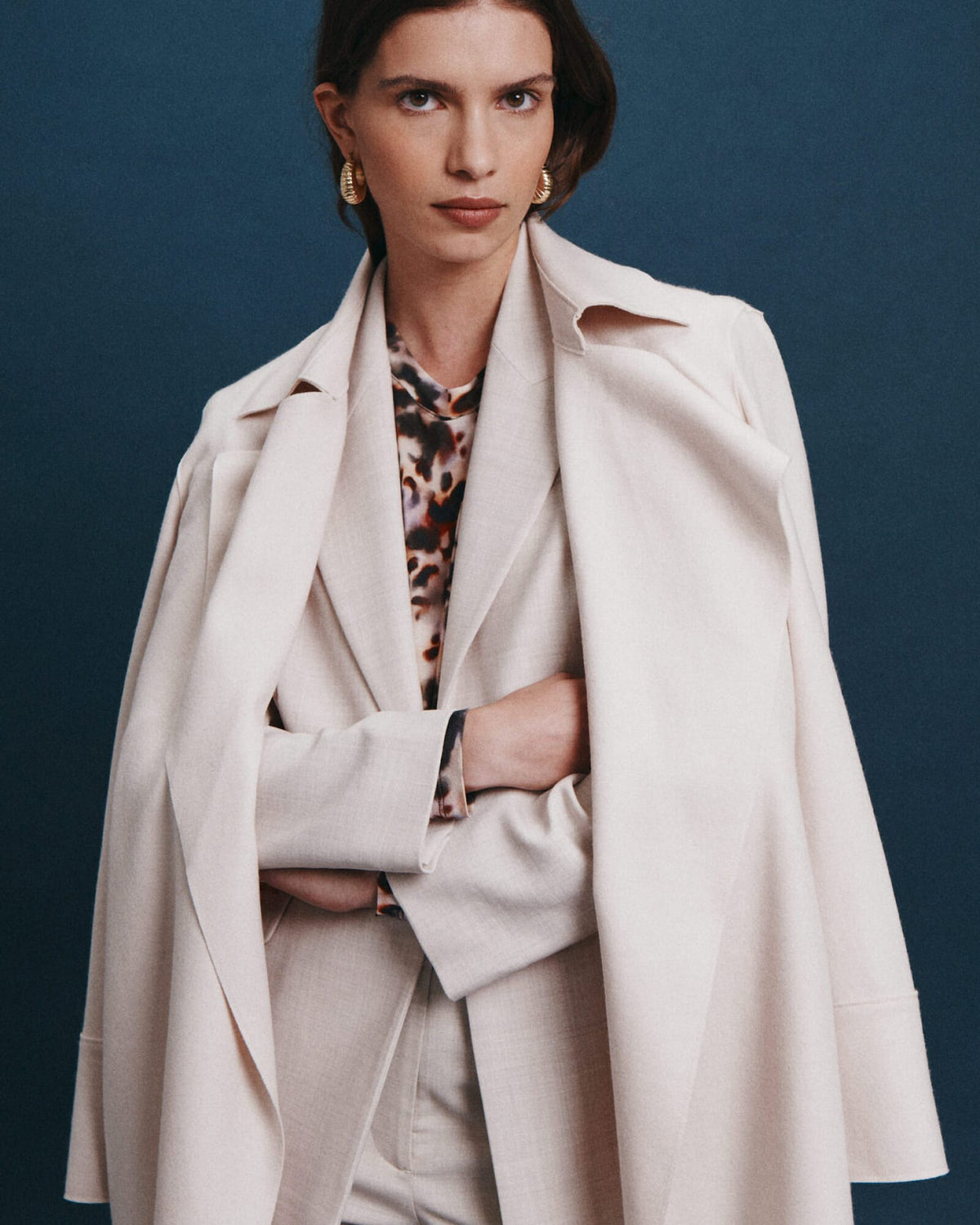 Karla Wool Short Trench