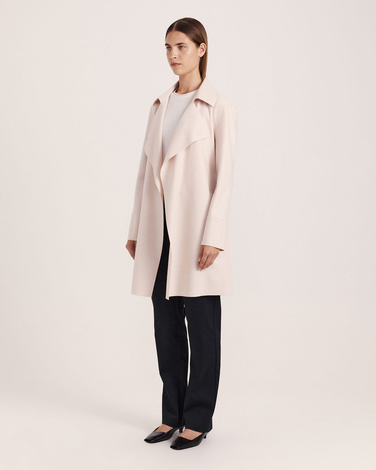 Karla Wool Short Trench