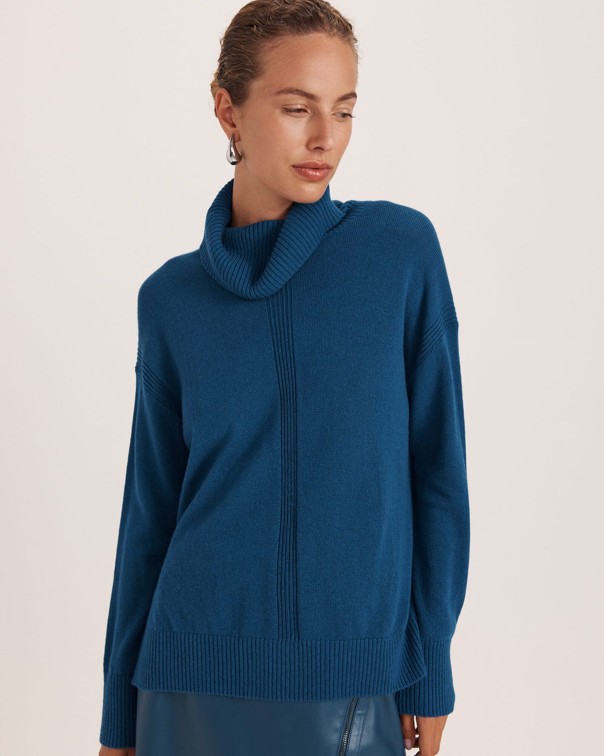 Claudia Wool Roll Neck Knit
