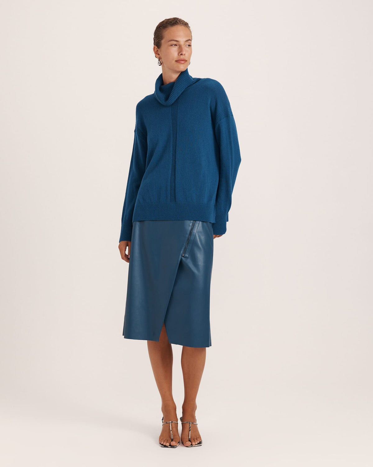 Claudia Wool Roll Neck Knit