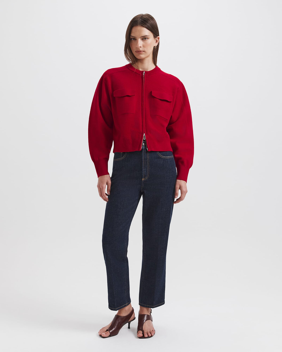 Amaya Boiled Wool Bomber