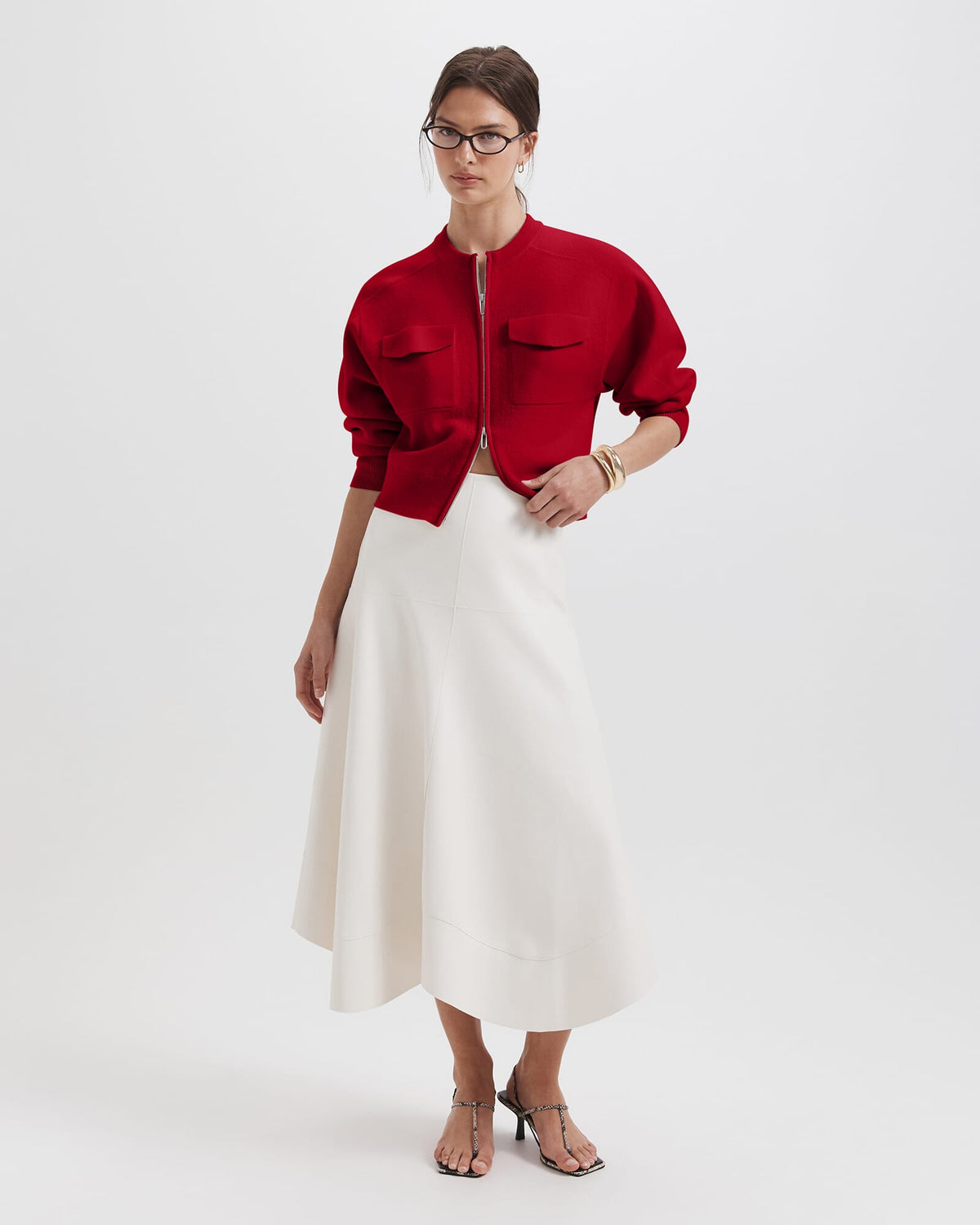 Amaya Boiled Wool Bomber