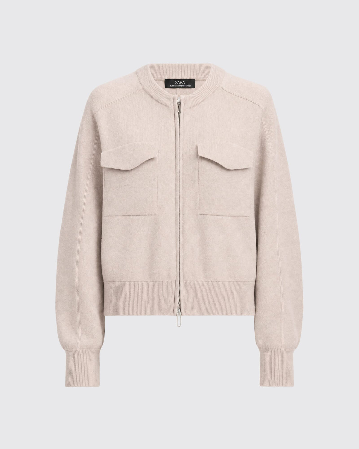 Amaya Boiled Wool Bomber