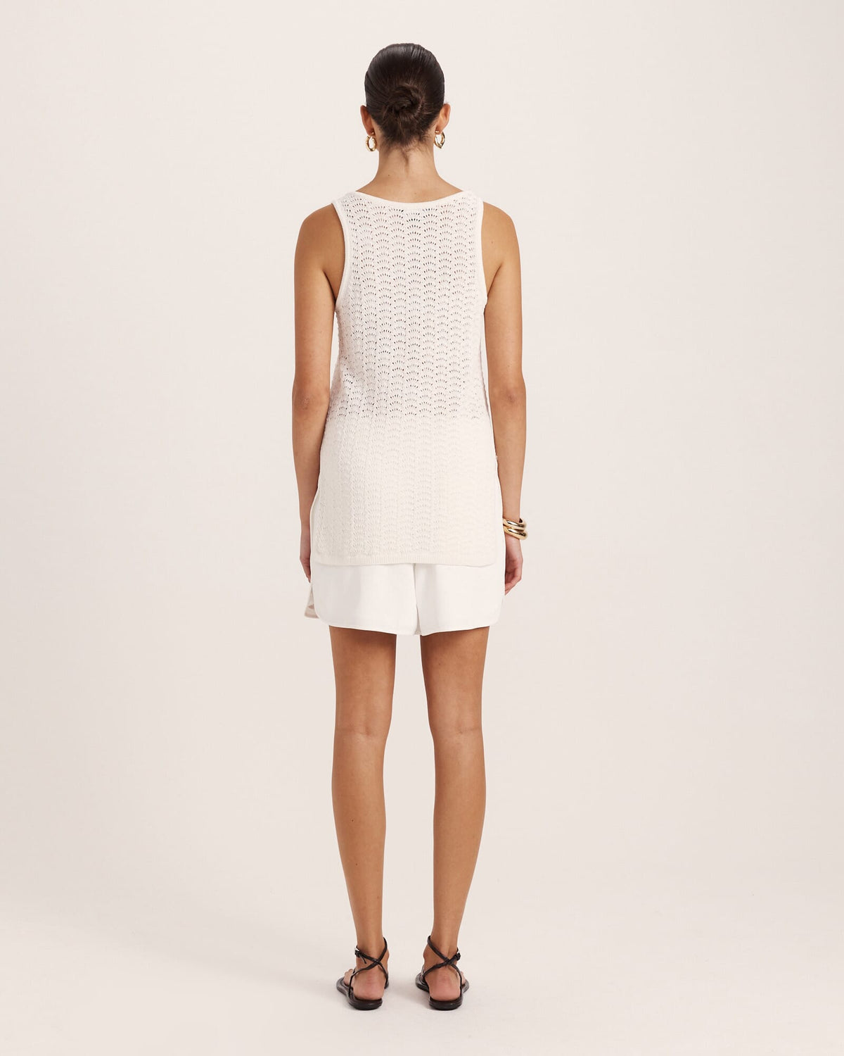 Prue Cotton Crochet Tank