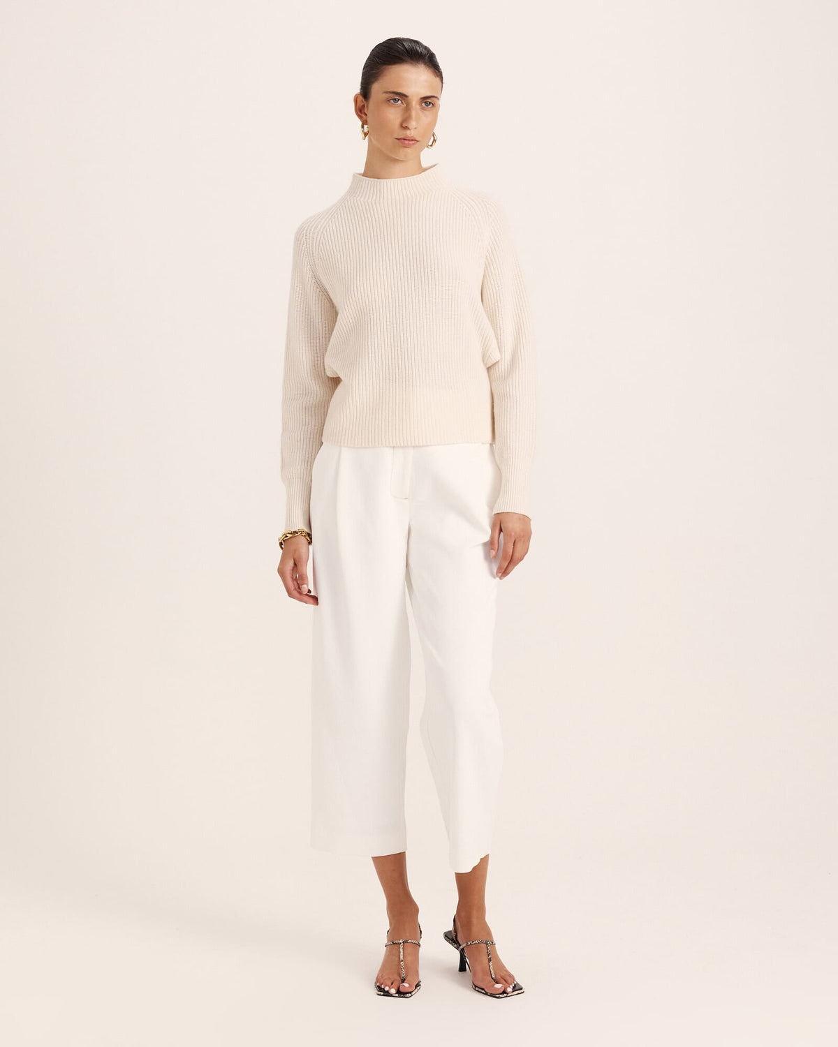 Nora Wool Cashmere Batwing Knit