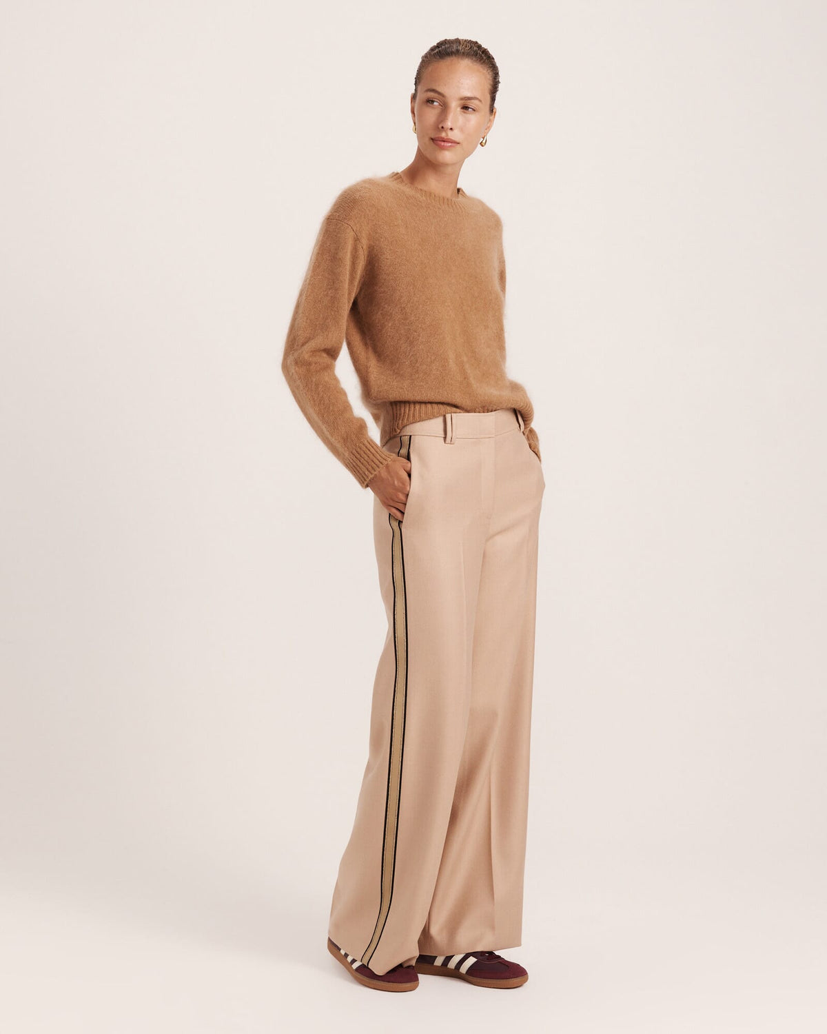 Prudence Wool Wide Leg Pant