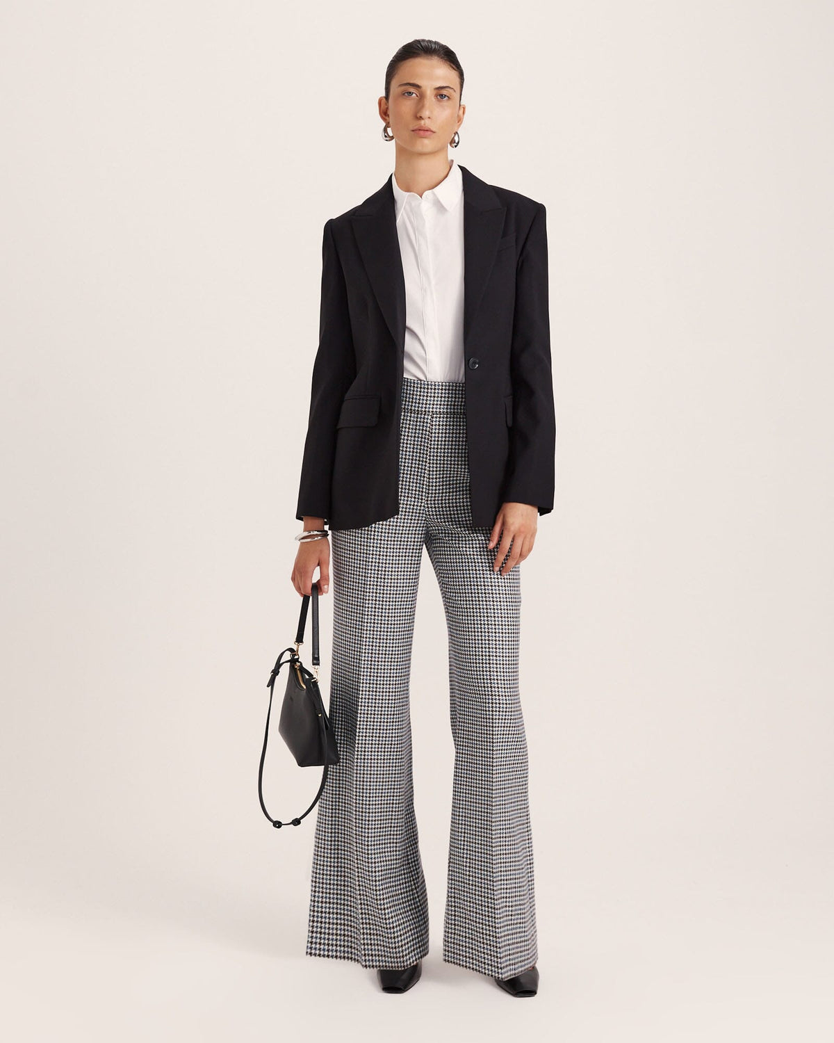 Prudence Wool Check Pant