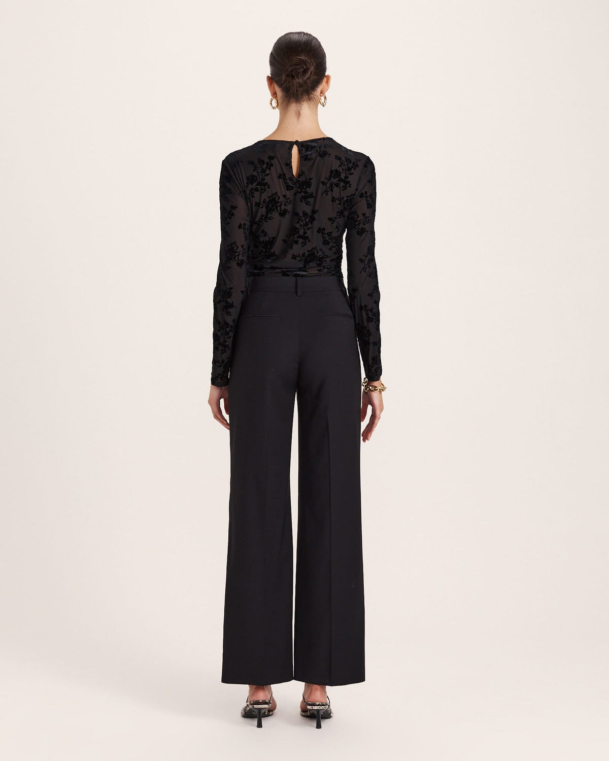Celeste Wool Straight Leg Pant
