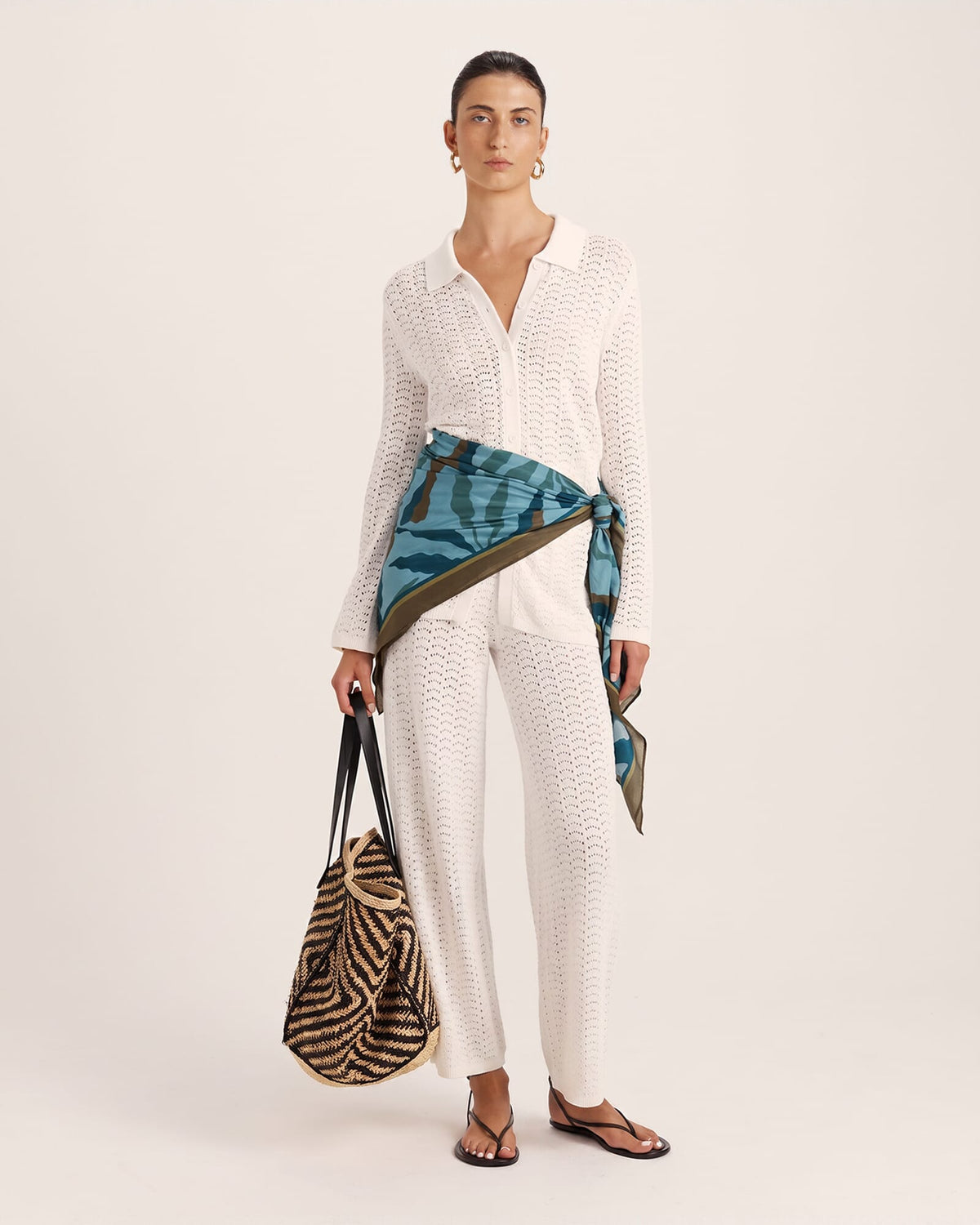 Prue Cotton Crochet Pant