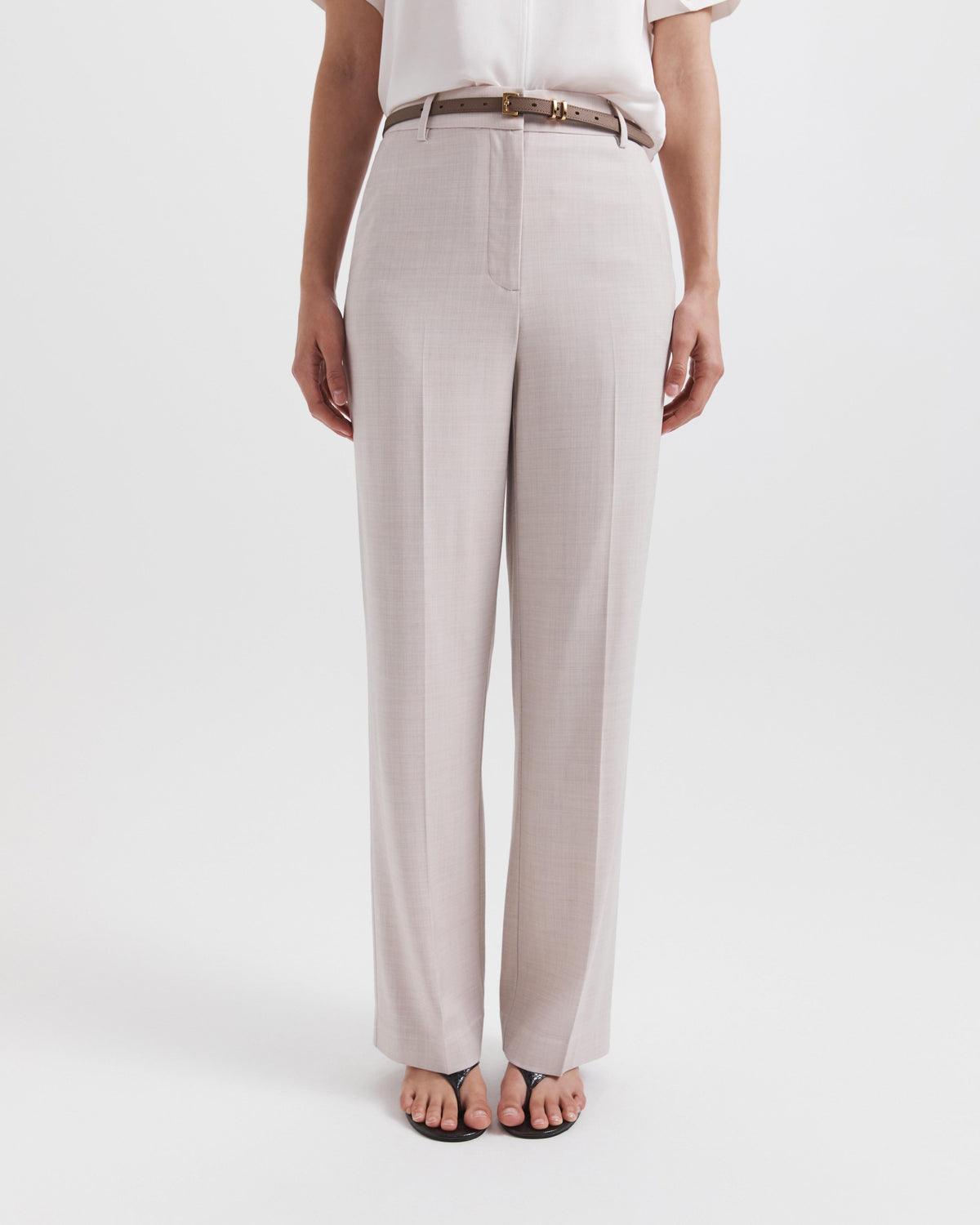 Celeste Wool Straight Leg Pant