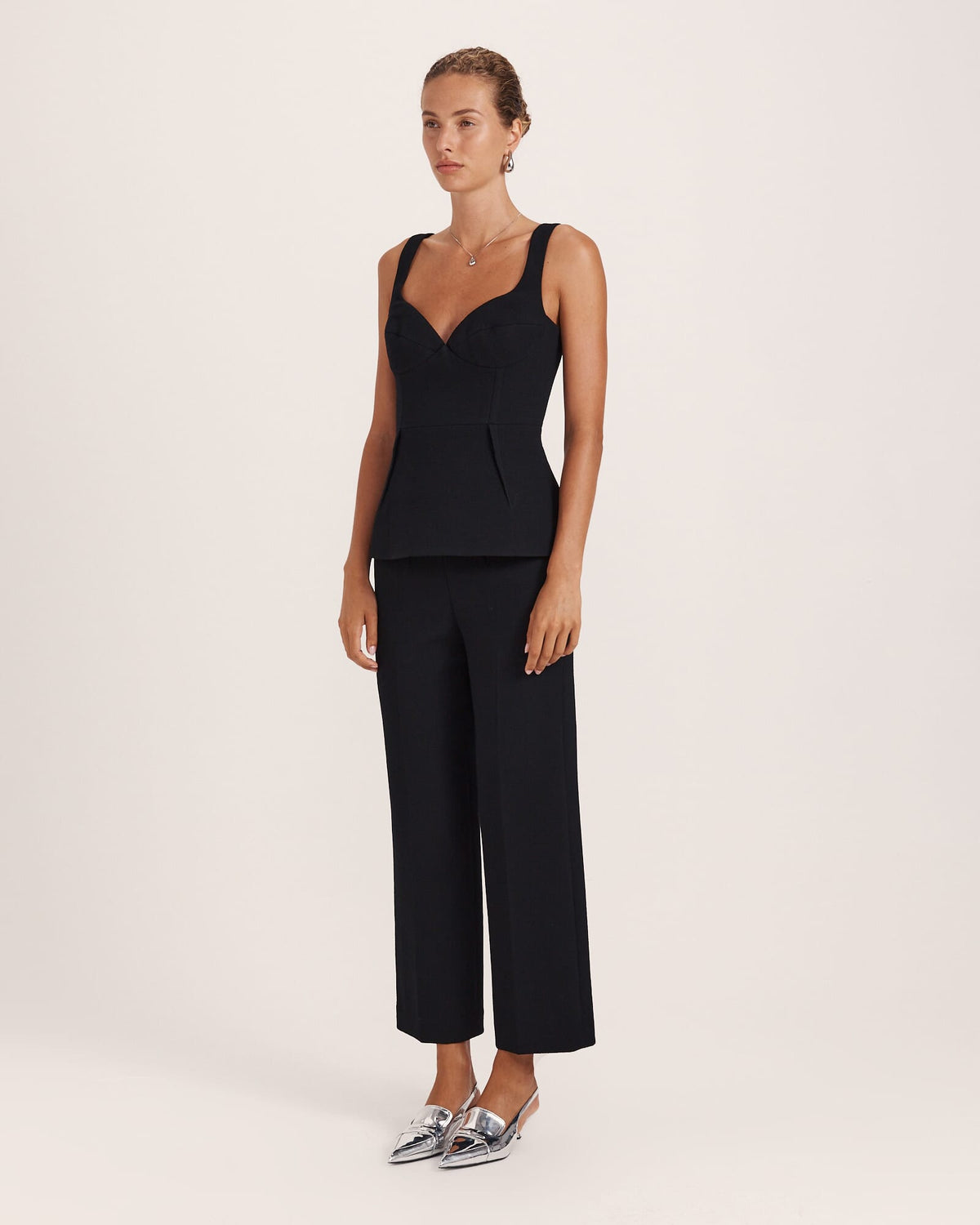 Raya Wool Peplum Top