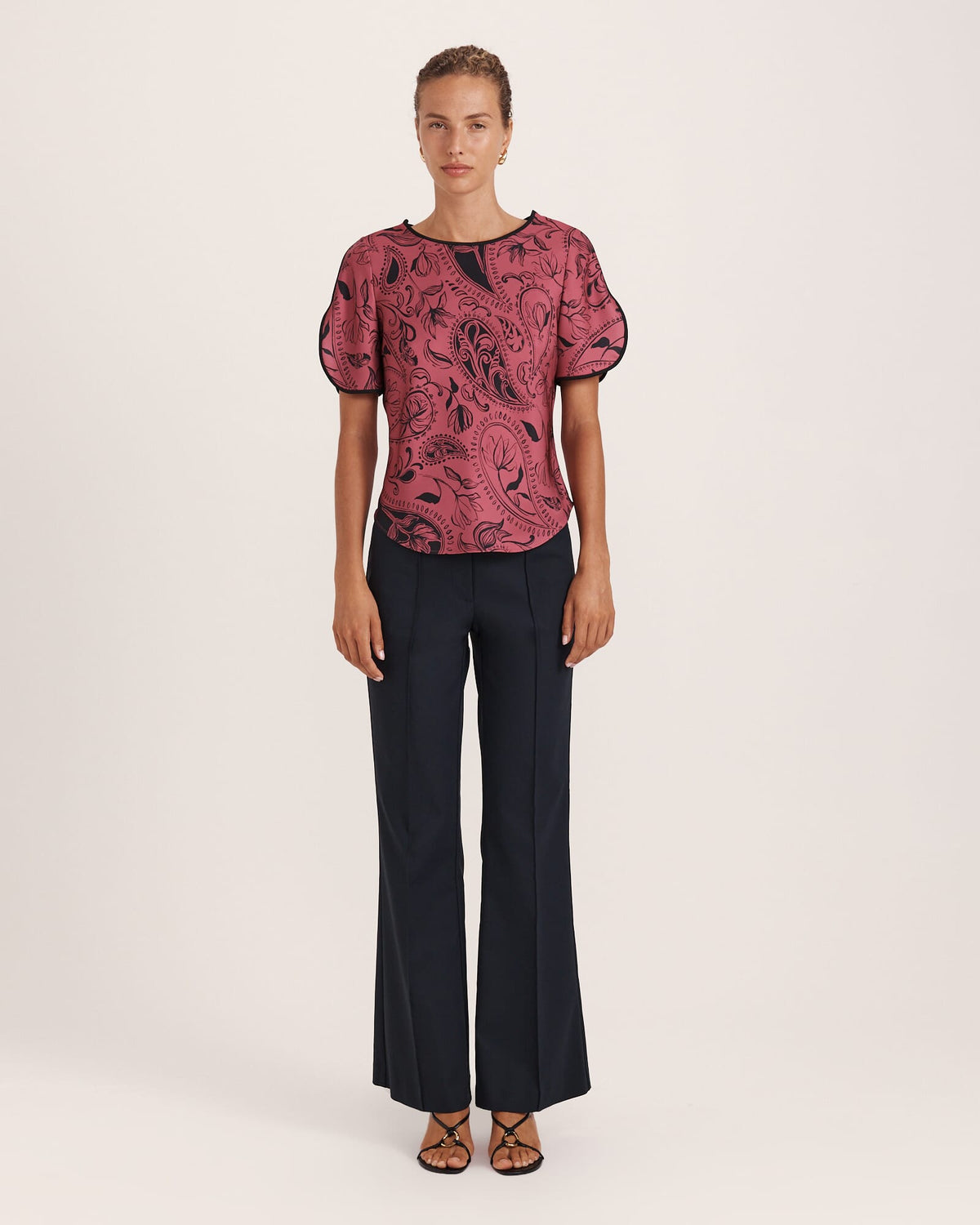 Lakewood Contrast Detail Top
