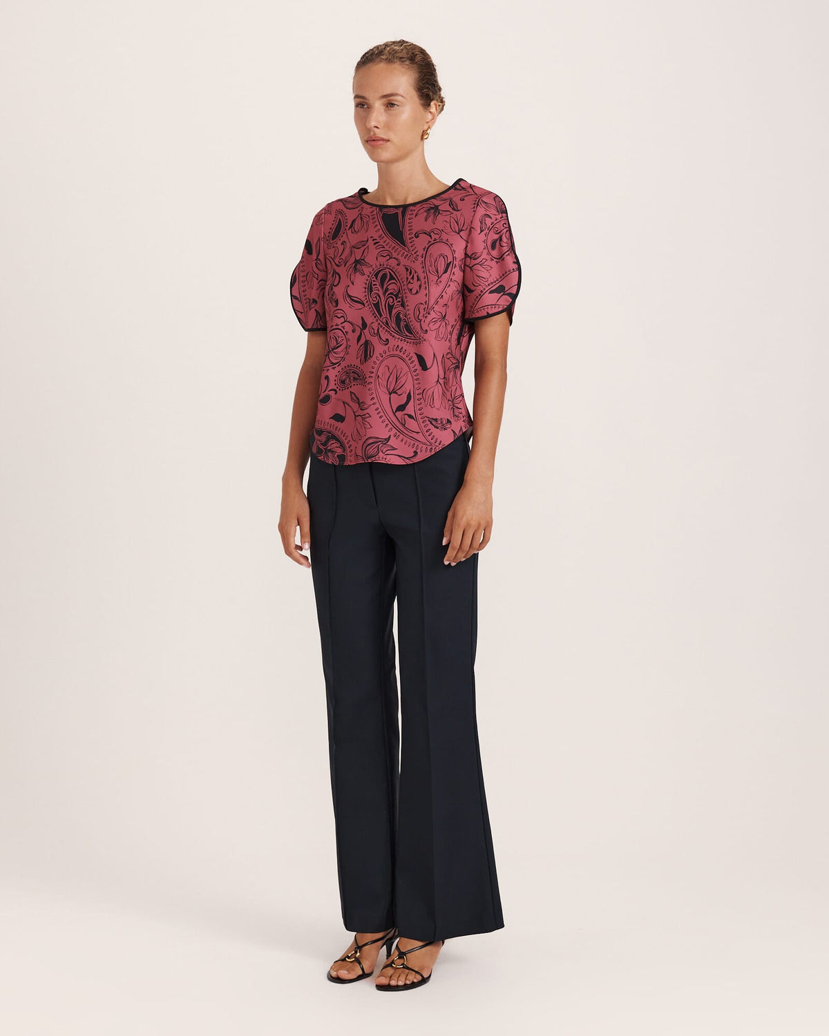 Lakewood Contrast Detail Top